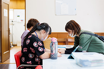 学生さんとの交流で先輩としての役割を実感できます